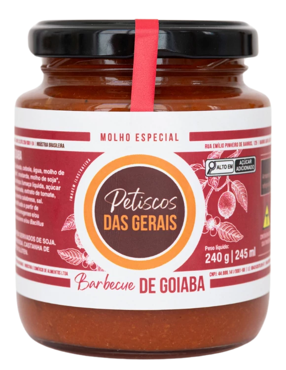 Pote de barbecue de goiaba